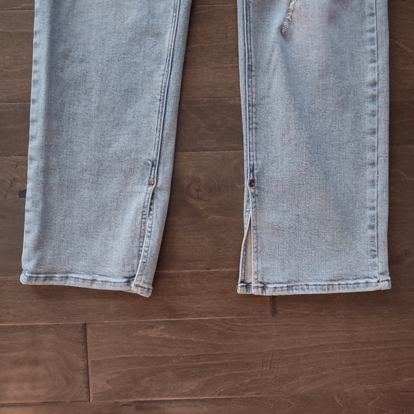 Judy Blue Adrian High Rise Straight Leg Split Hem Jeans - Picture 7 of 16